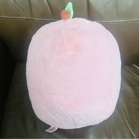 PHYLLIS FuzzAMallow Original Squishmallow KellyToy Pink Peach Fruit Plush 16” - Picture 2 of 3